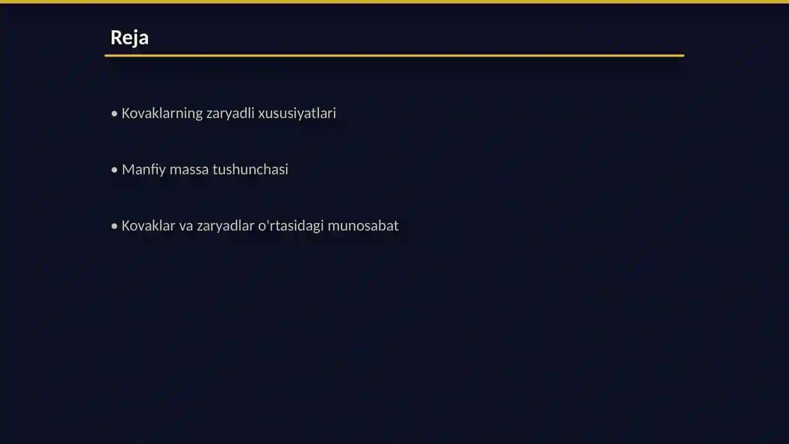 Kovaklarning zaryadga va manfiy massaga ega ekanligini tajribalarda tasdiqlanishi 2
