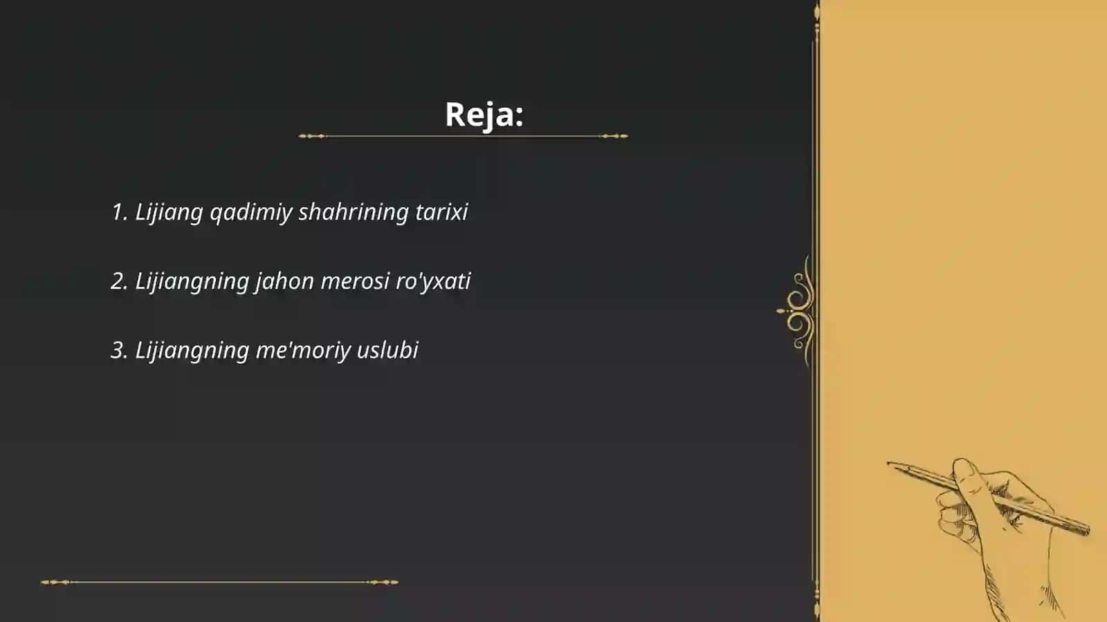 Xitoy turizm geografiyasi. Lijiang qadimiy shahri 2