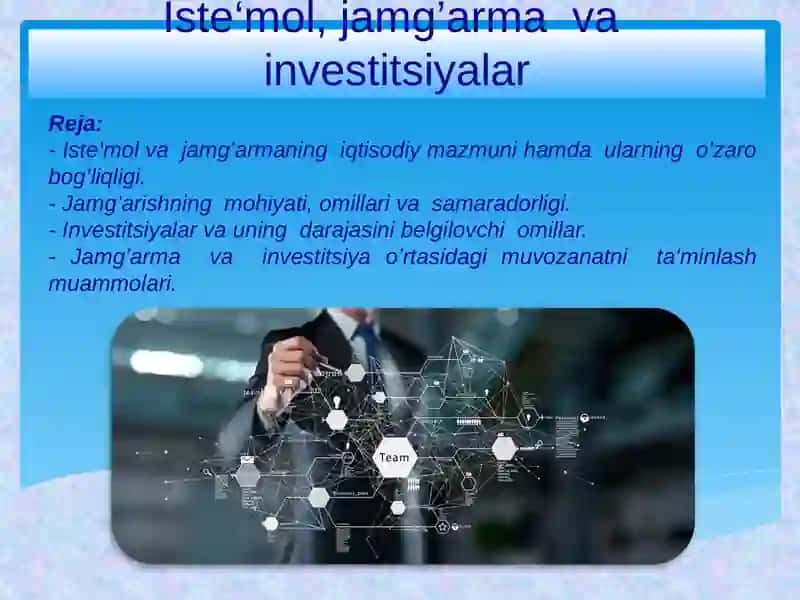 Jamg’arma va investitsiyalar 2