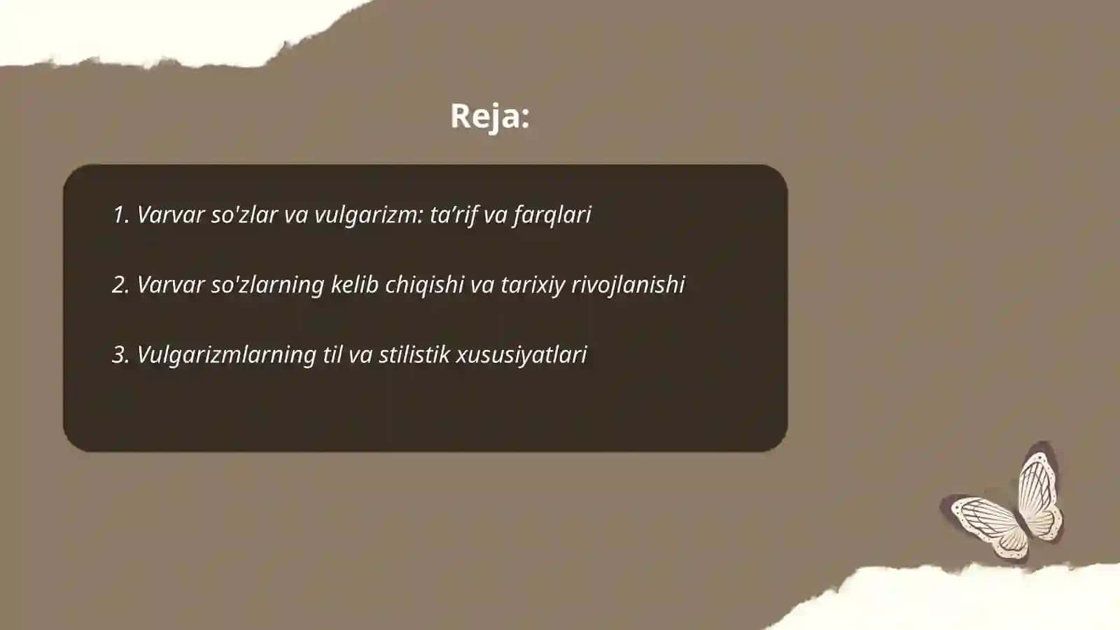 Varvar so'zlar va vulgarizm 2