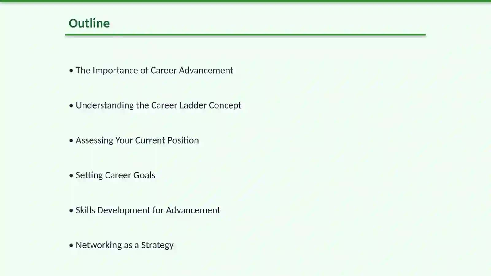 Climbing the Career Ladder 2