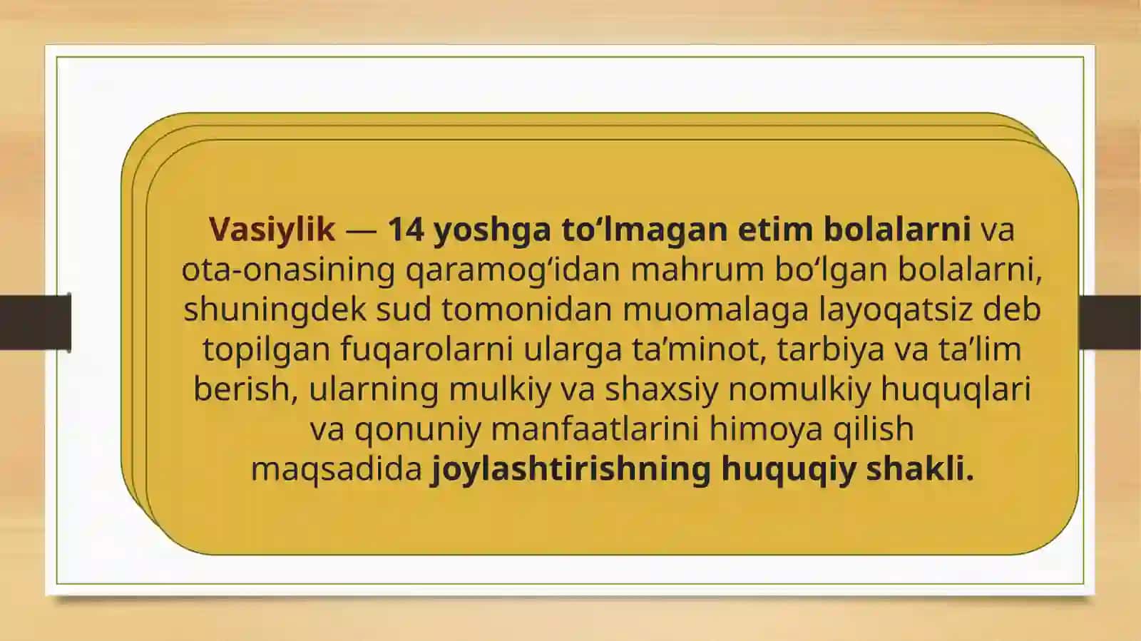 Vasiylik va homiylik 2
