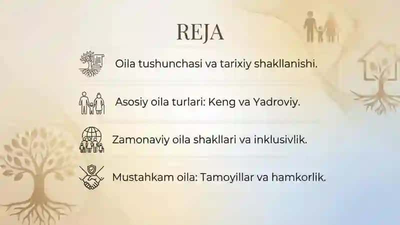 Oila turlari 2