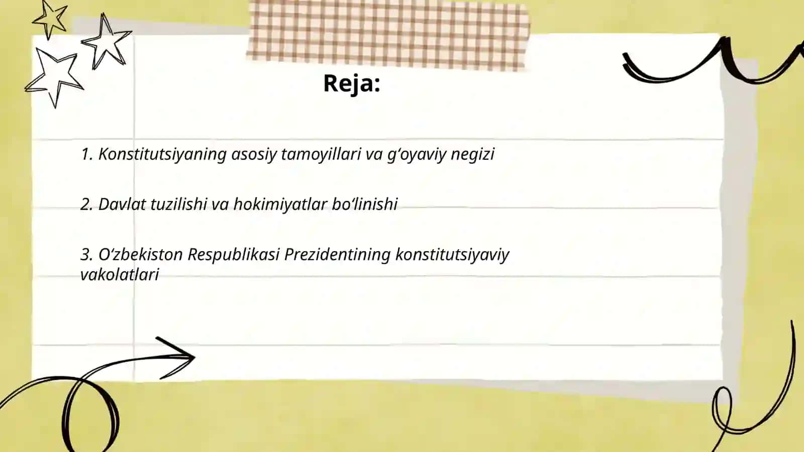 Oʻzbekiston Respublikasi konstitutsiyasi 2