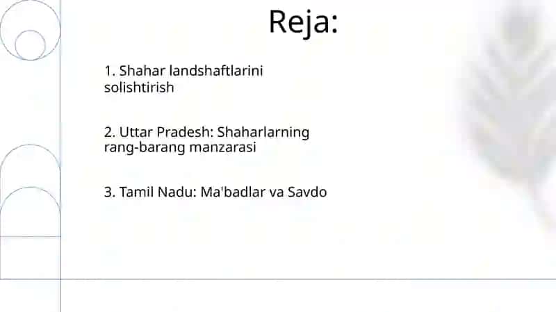 Hindistoning Uttarpradesh va Tamil nadu shaharlari 2