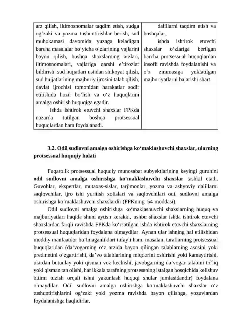 FUQAROLIK SUD ISHLARINI YURITISH ISHTIROKCHILARI 2