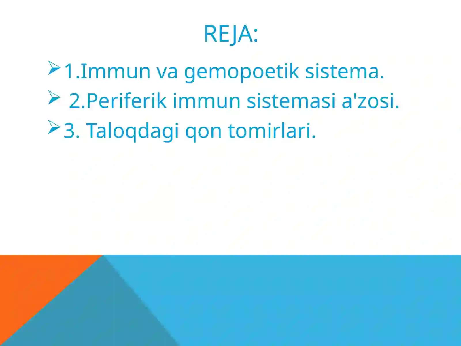 ORGANIZM IMMUN SISTEMASI 2
