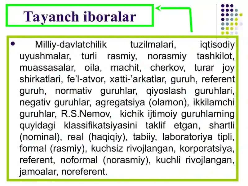 Ijtimoiy psixologiya - yada guruh va jamoa muammosi 2