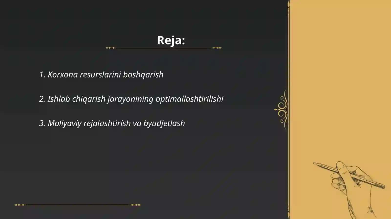 Korxona iqtisodiyoti 2