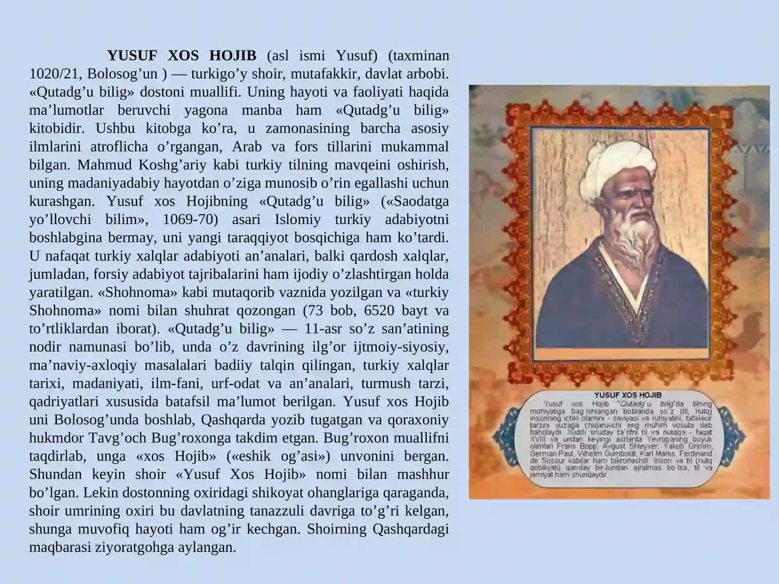 YUSUF XOS HOJIB 2