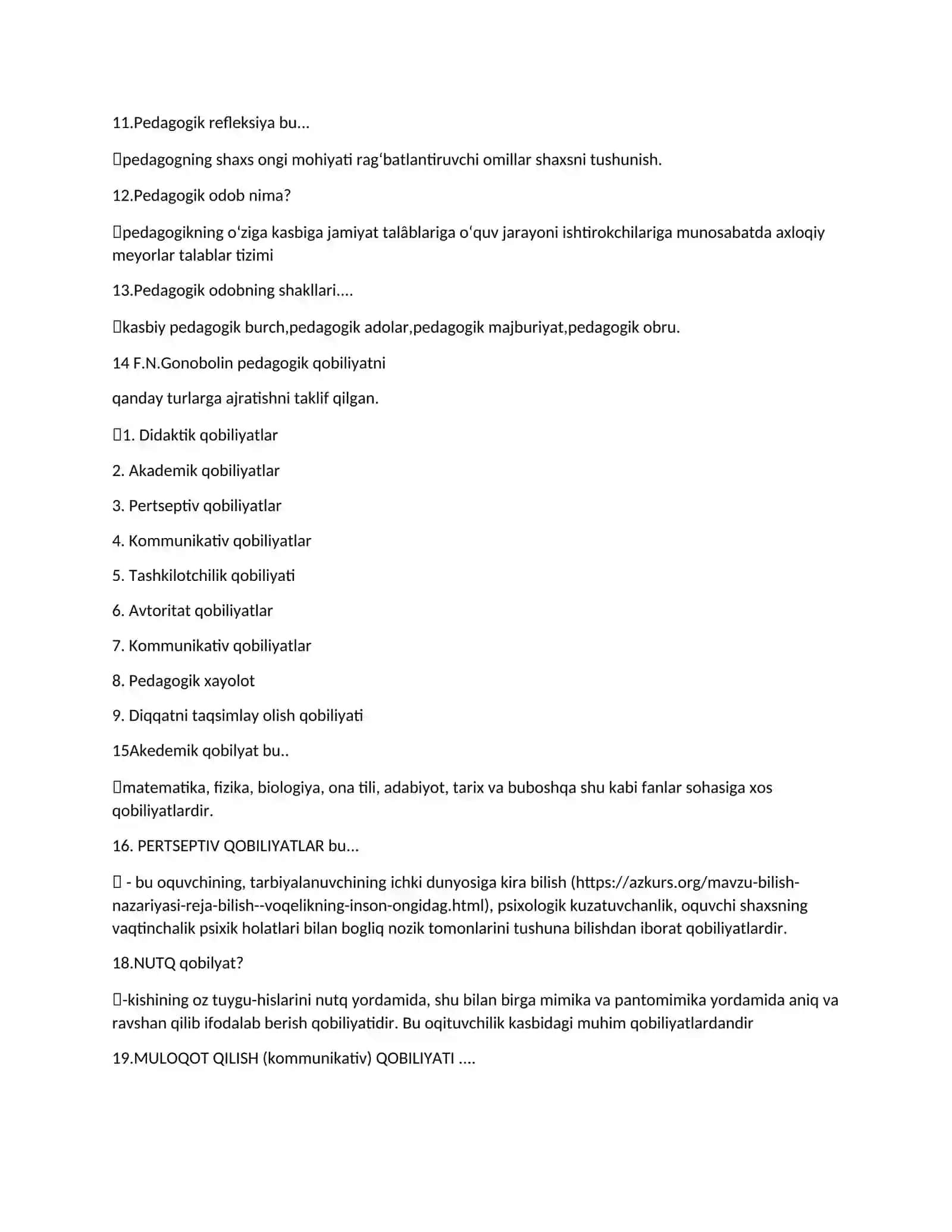 Logoped attestatsiya savol javob 2