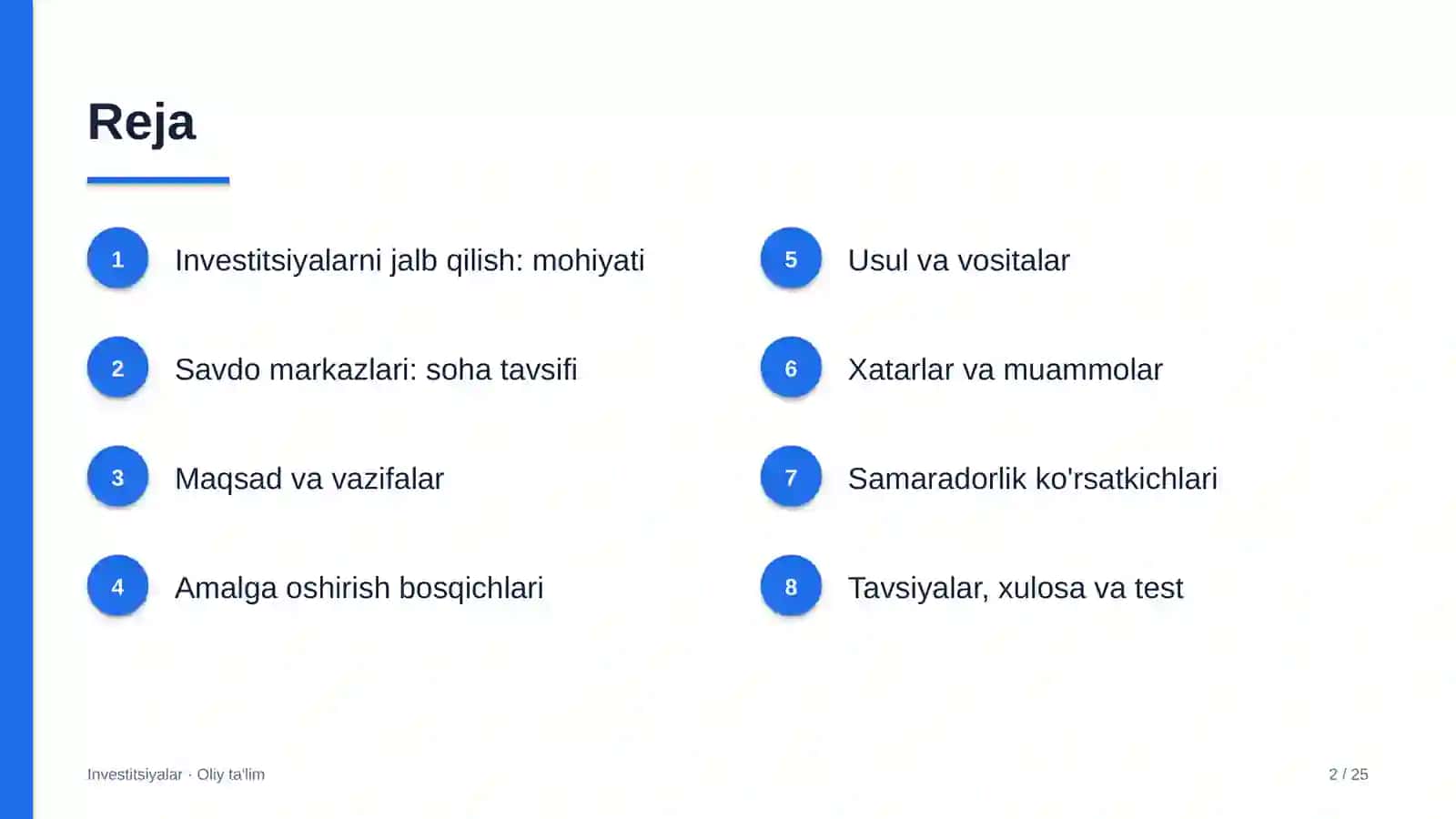 savdo markazlarida investitsiyalarni jalb qilish 2126 2