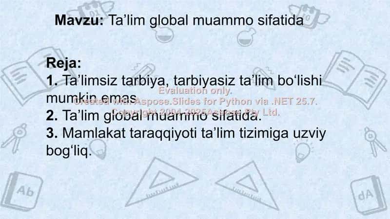 Mustaqil ishlar/Tibbiyot 2
