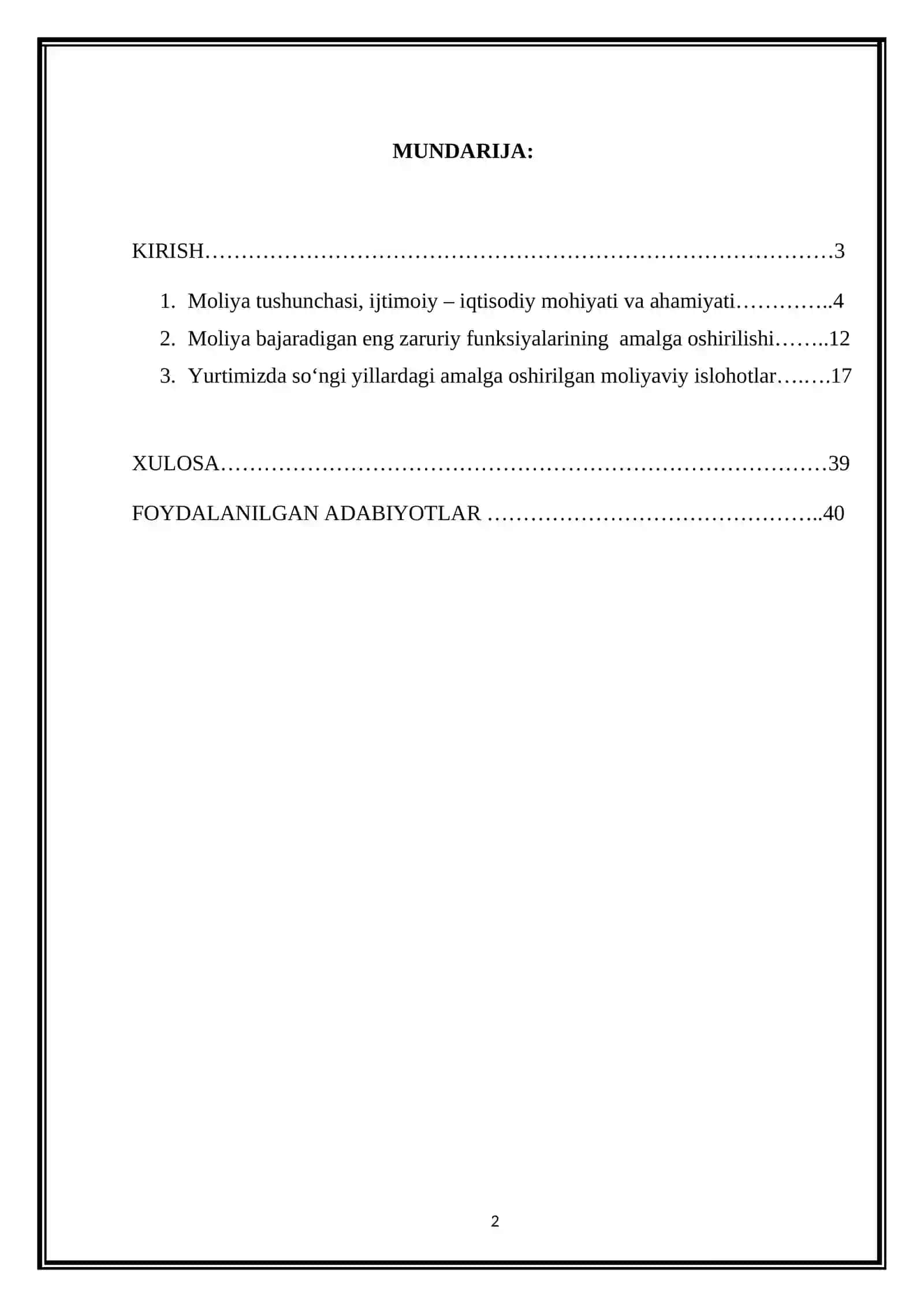 Moliya-iqtisodiy kategoriya sifatida 2