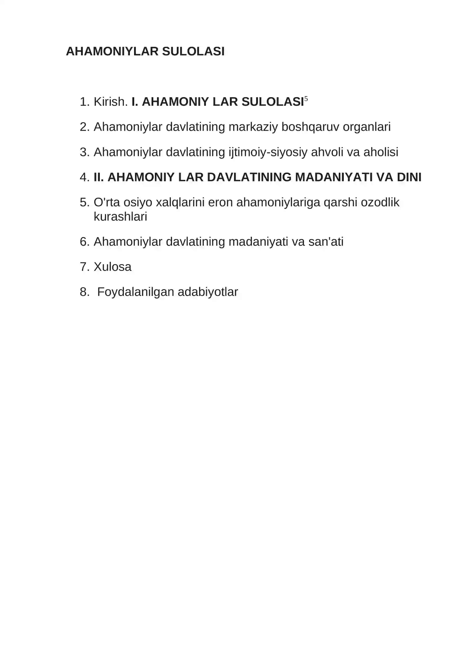 AHAMONIYLAR SULOLASI 2