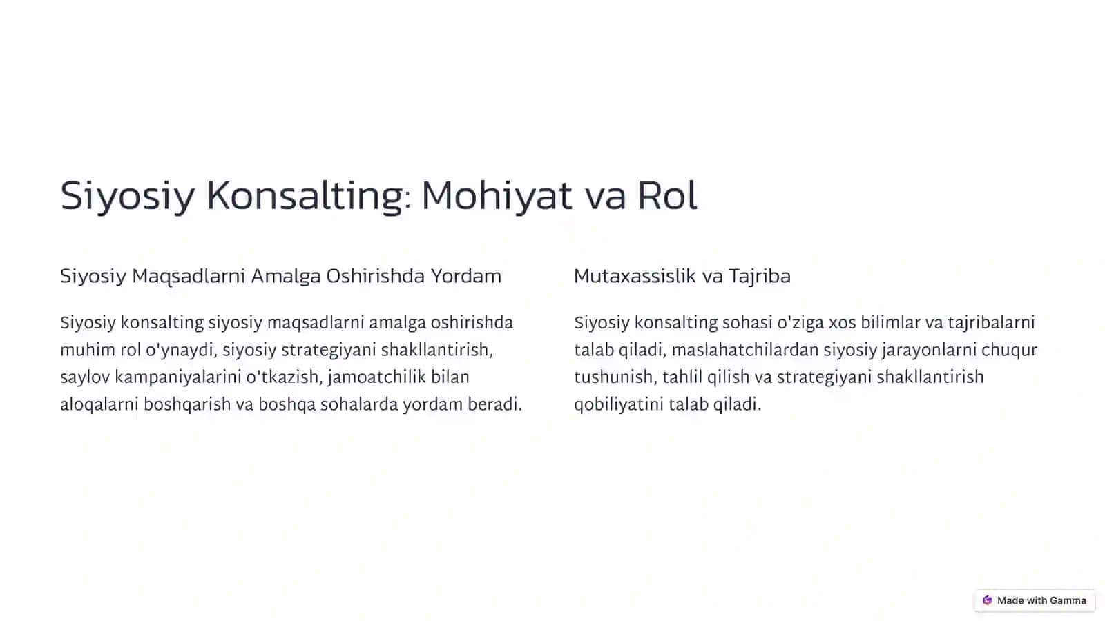Siyosiy Konsalting Asosiy Funktsiyalar va Turlar 2