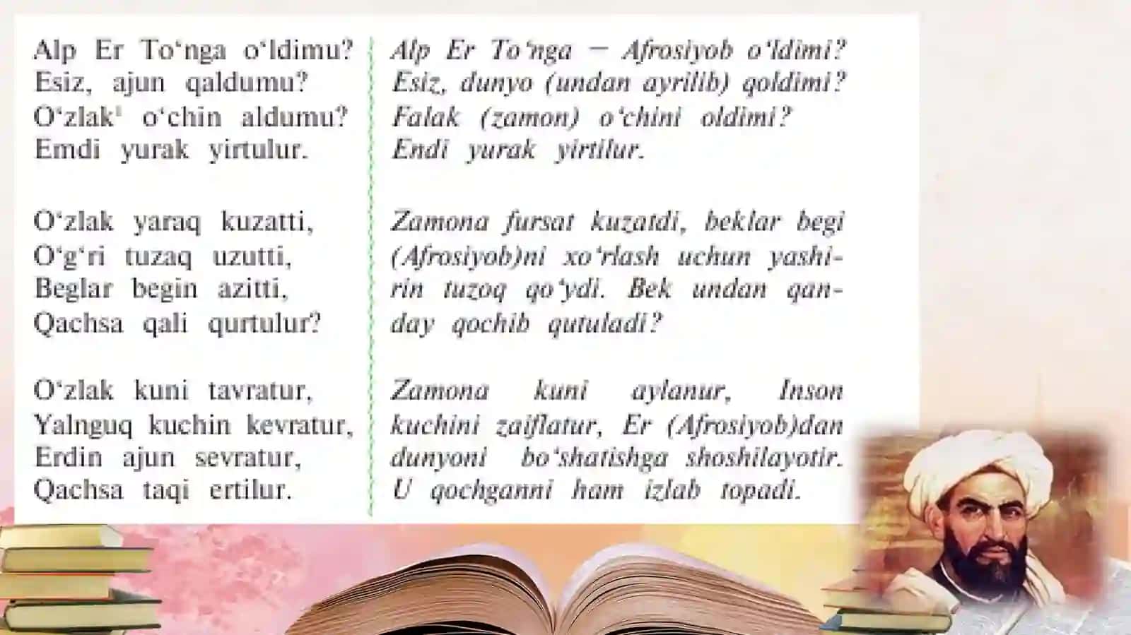 11-sinf Mahmud Koshg'ariy - Alp Er To'nga marsiyasi 2