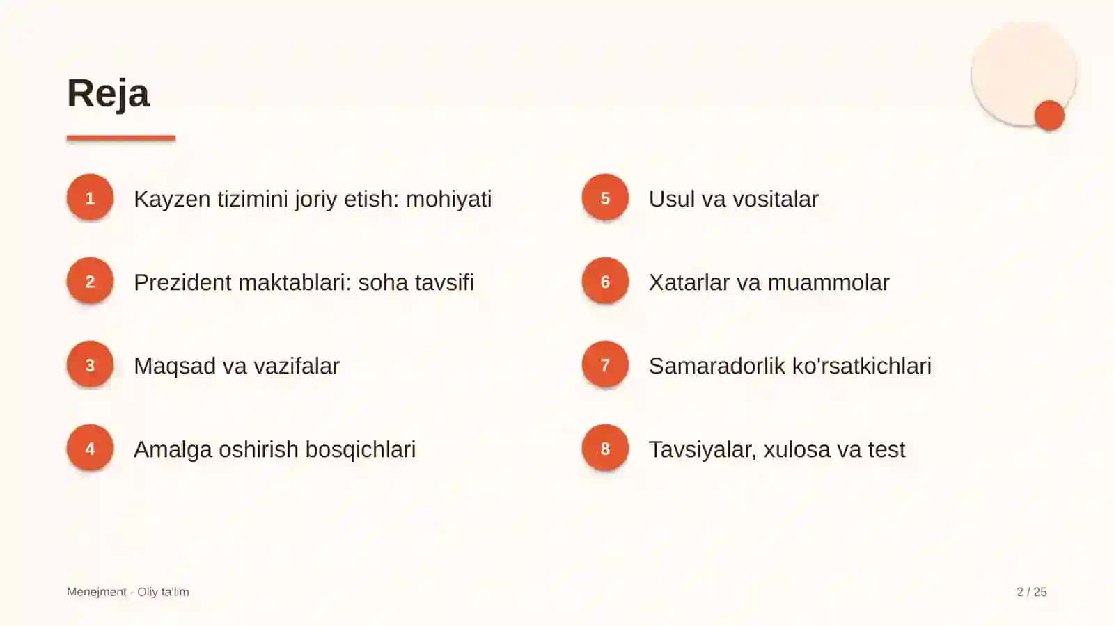 prezident maktablarida kayzen tizimini joriy etish 5735 2