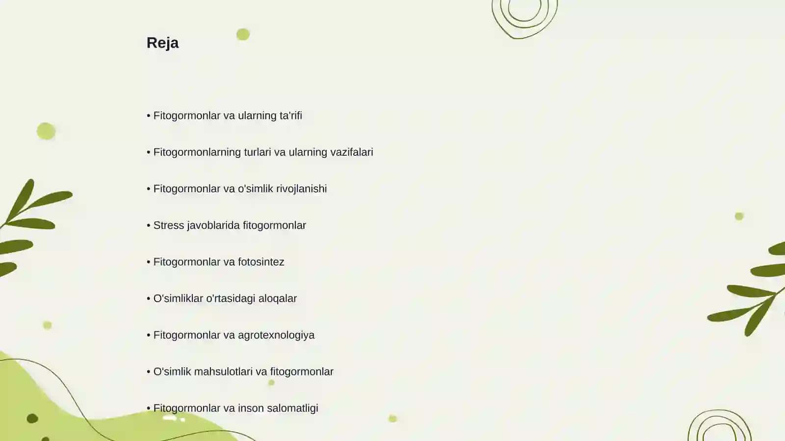 Fitogormonlar.Fiziologik faol moddalar 2