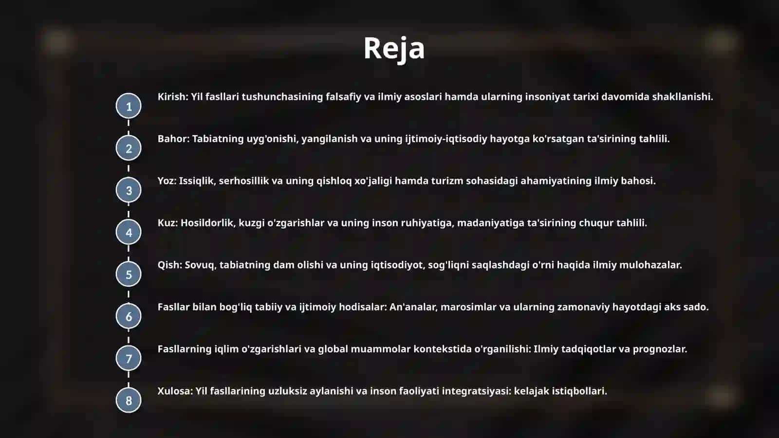 Yil fasllar va xodisalari 2