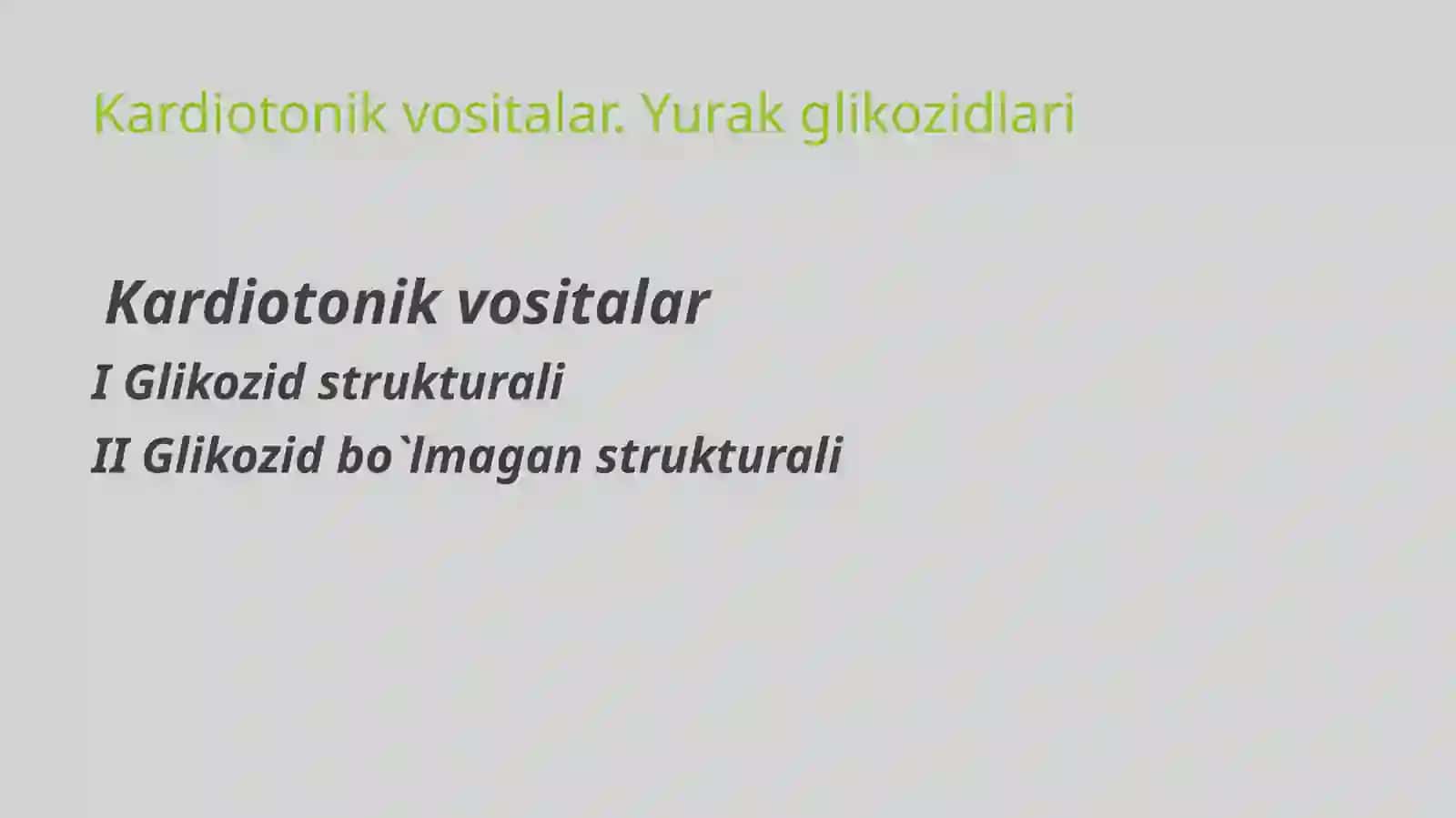 Kardiotonik vositalar 2