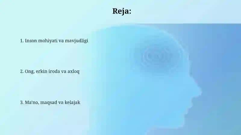 Inson falsafasi 2