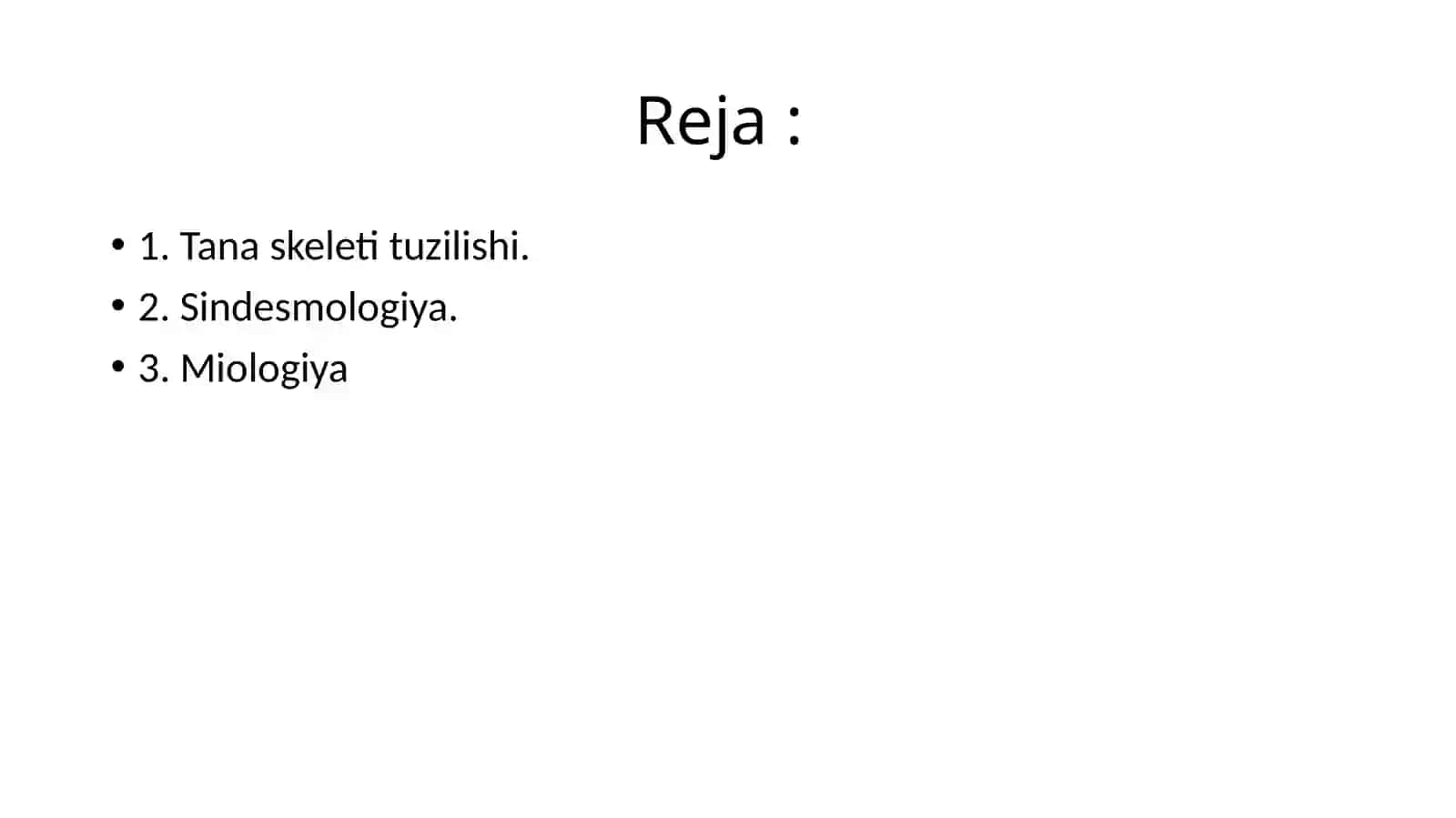 Tanaskeletituzilishi.Sindesmologiya.Miologiya 2