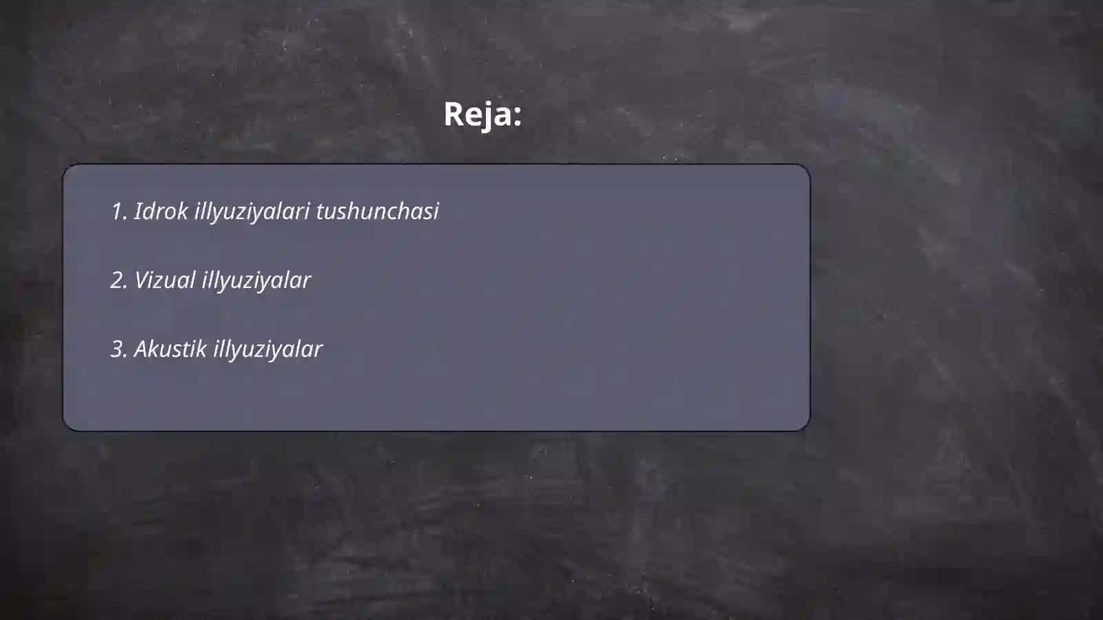 Idrok illyuziyalari va ularni amaliyotda qo'llash 2