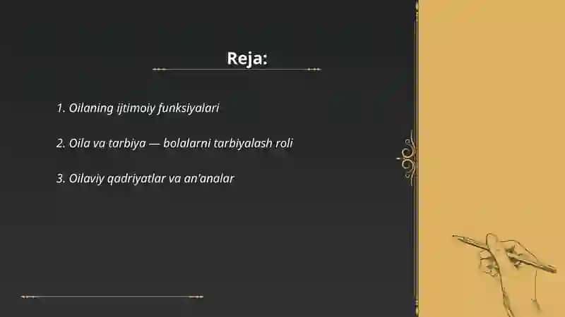 Oilaning ijtimoiy funksiyalari 2