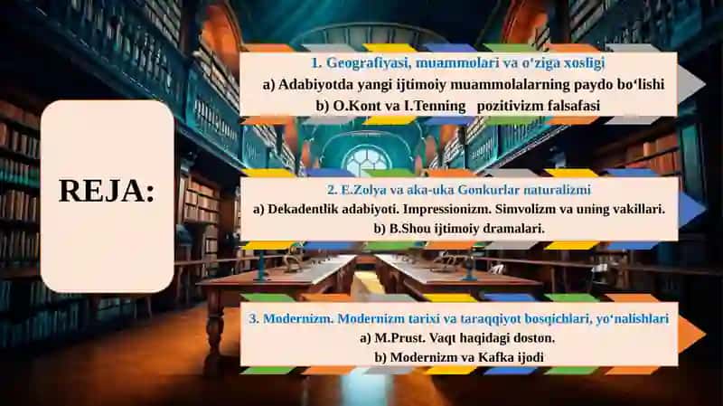 XIX ASR OXIRI VA XX ASR JAHON ADABIYOTI 2