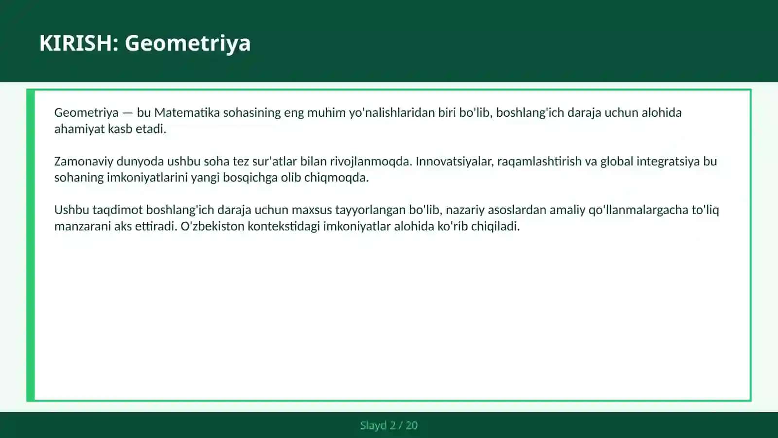 GEOMETRIYA 2
