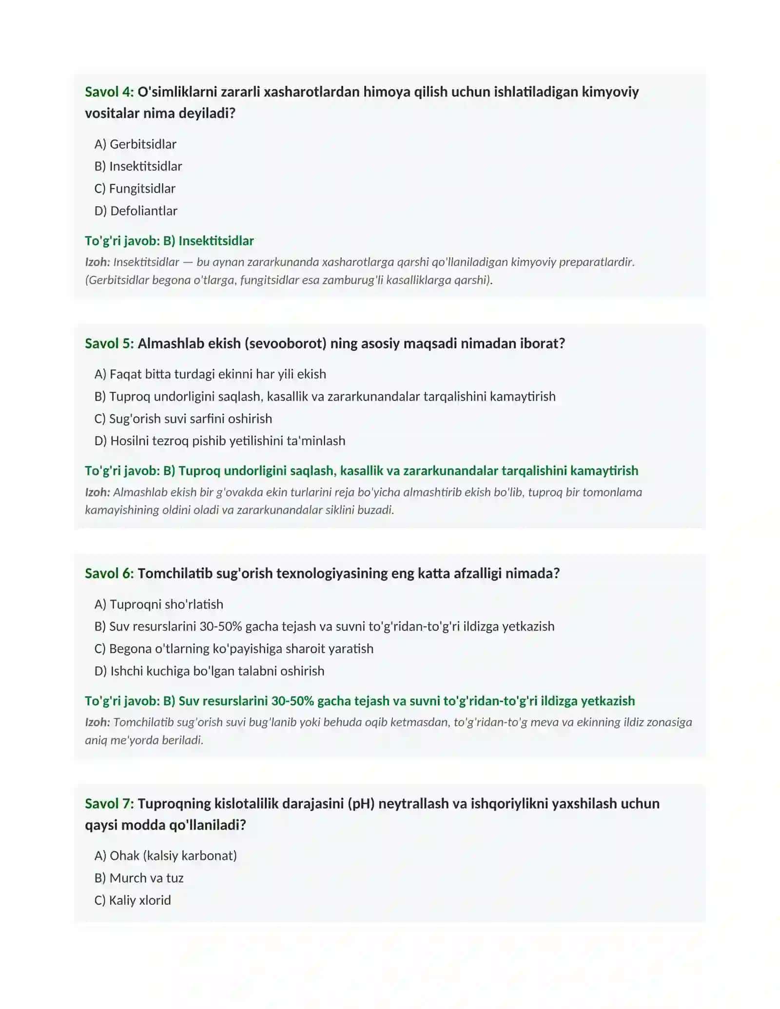 Agros_Testlar_Javoblari_Bilan 2
