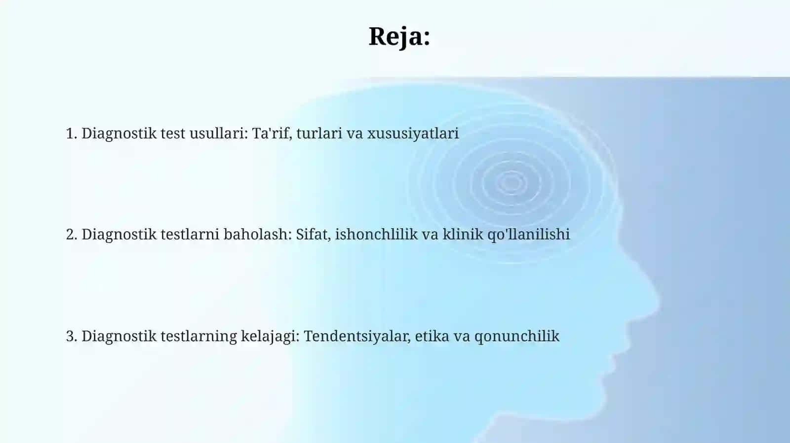 Diagnostikada test metodlari 2