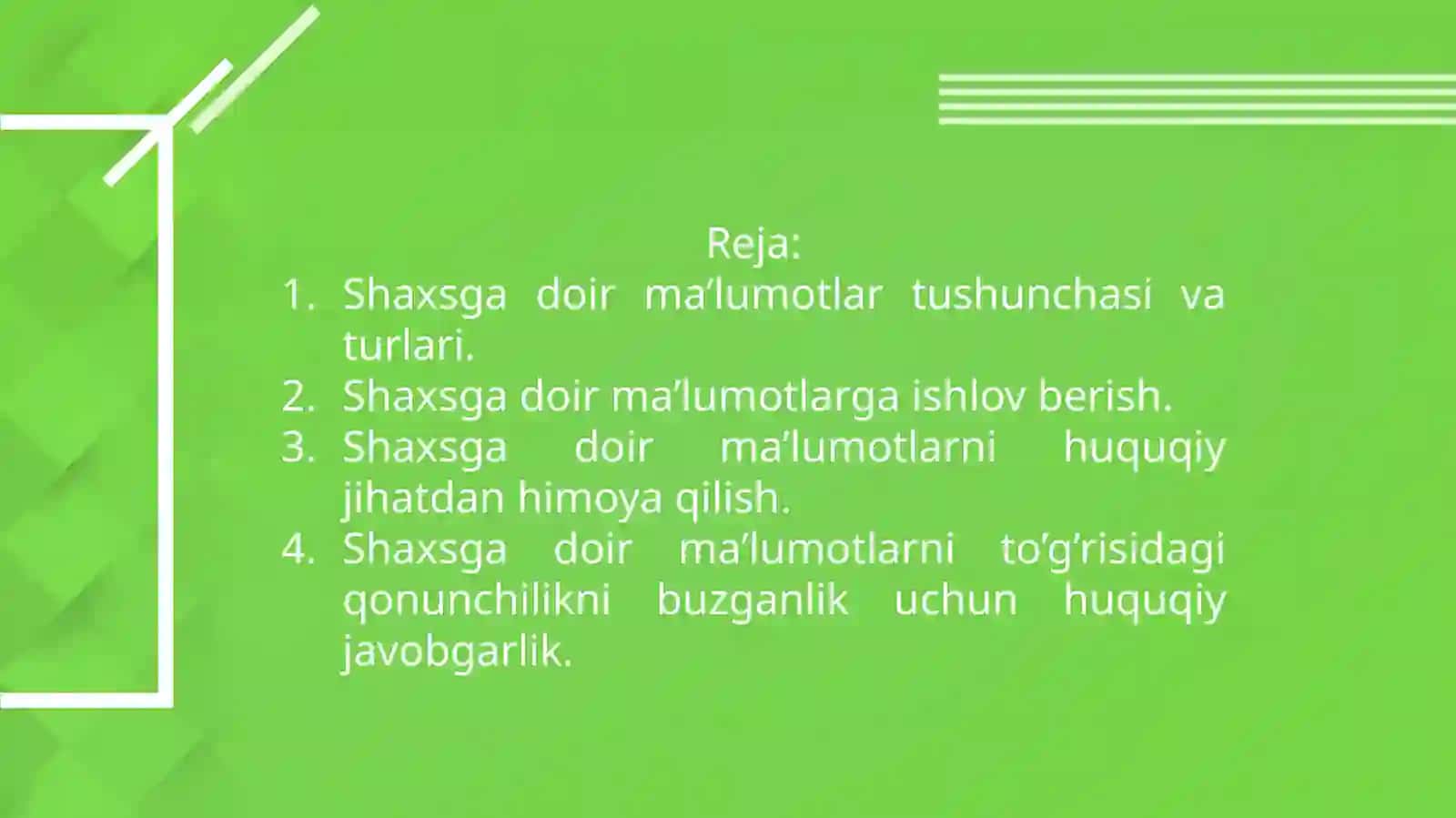 Shaxsga doir ma’lumotlar va ularni huquqiy himoya qilish 2
