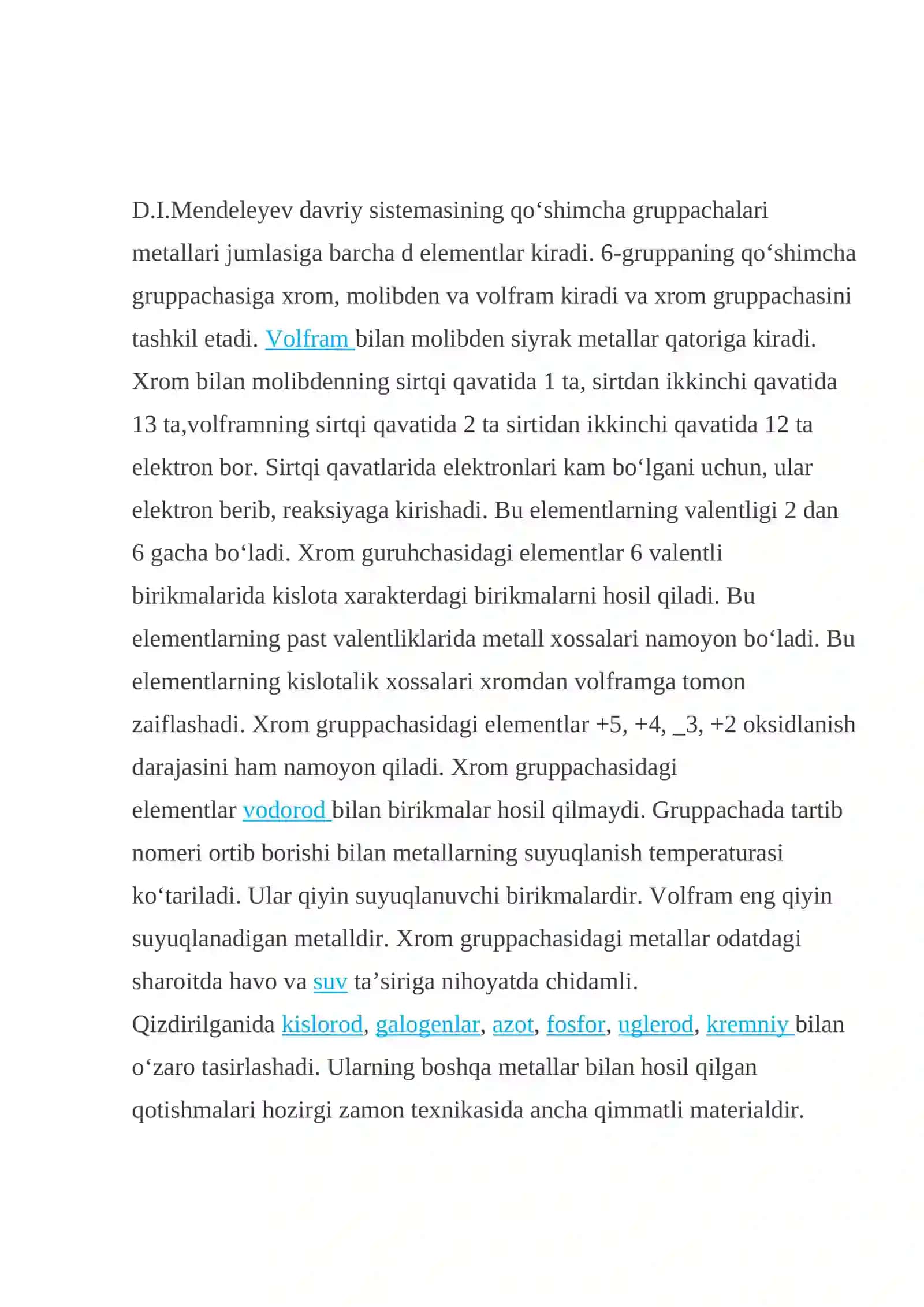 Xrom elementi 2