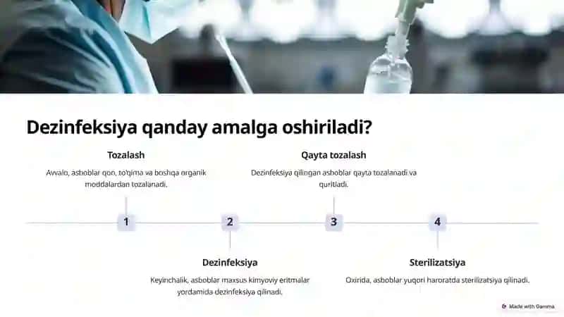 Zamonaviy Xirurgik Asboblar Dizenfeksiyasi 2
