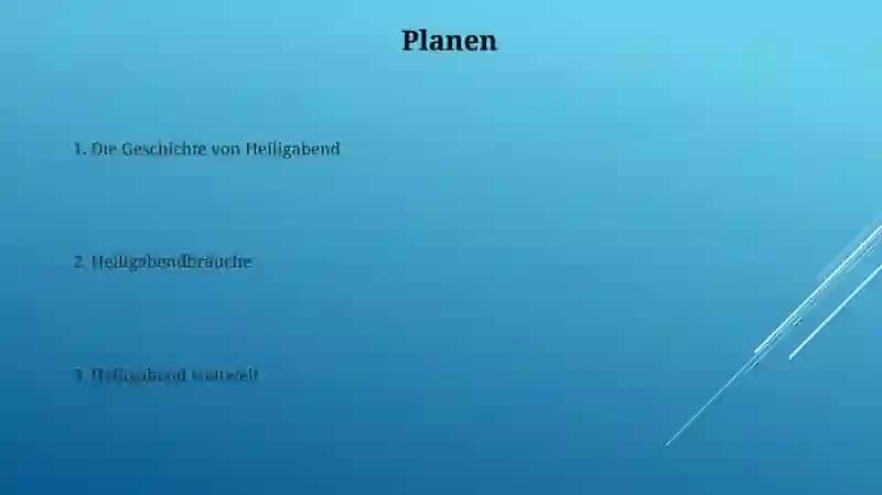 Heiligabendbräuche 2
