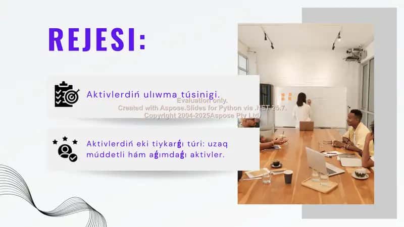 Aktivlar haqida taqdimot 2