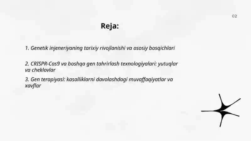Genetik injeneriya yutuqlari va muammolari 2