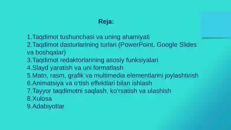 Taqdimot Redaktorlarining Asosiy Ishlash Prinsi 2