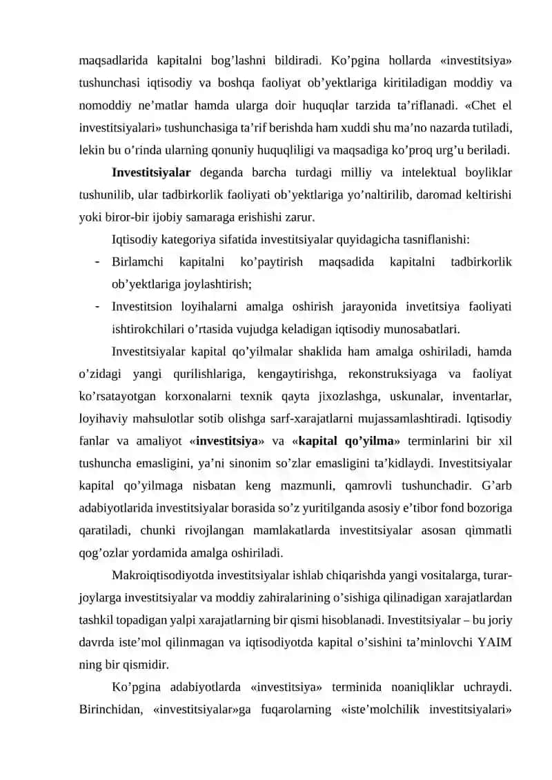 Investitsion-qurilish faoliyatining davlat tomonidan tartibga solinishi 2