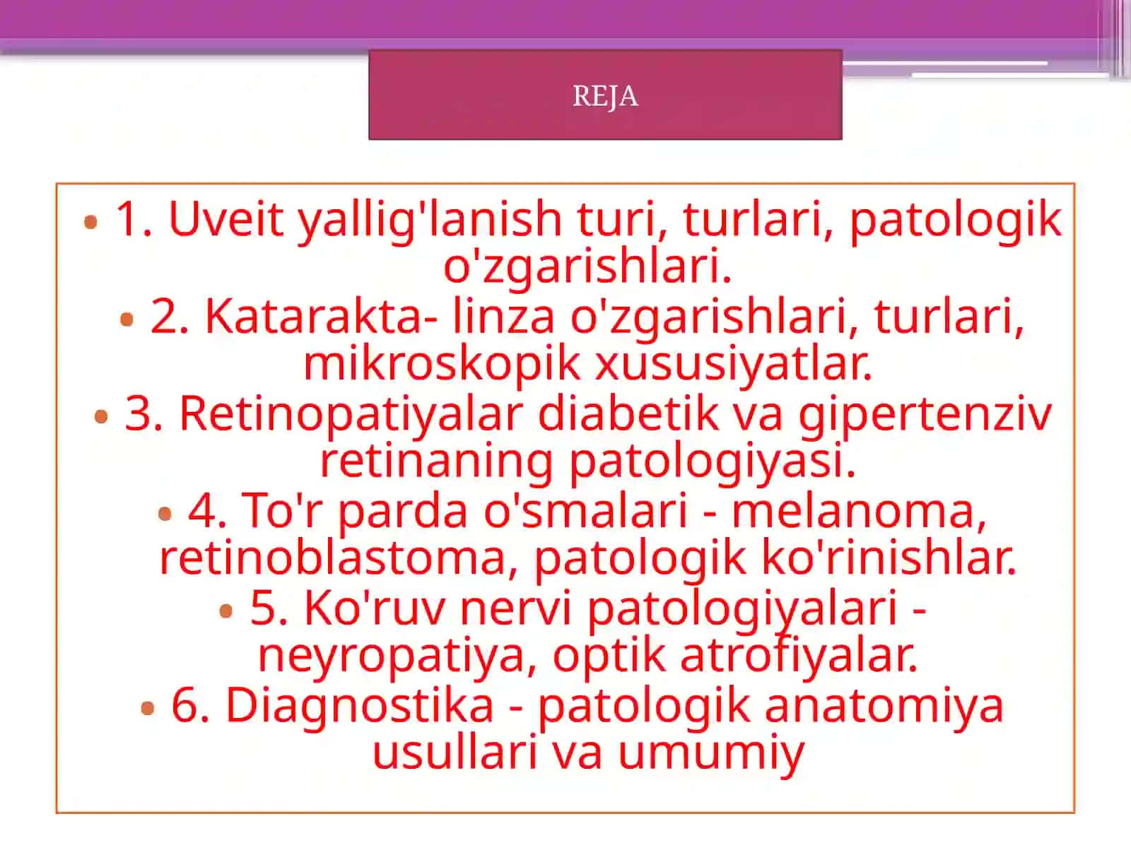 Angren Universiteti Davolash Fakulteti Talabasi Mustaqil Ish 2