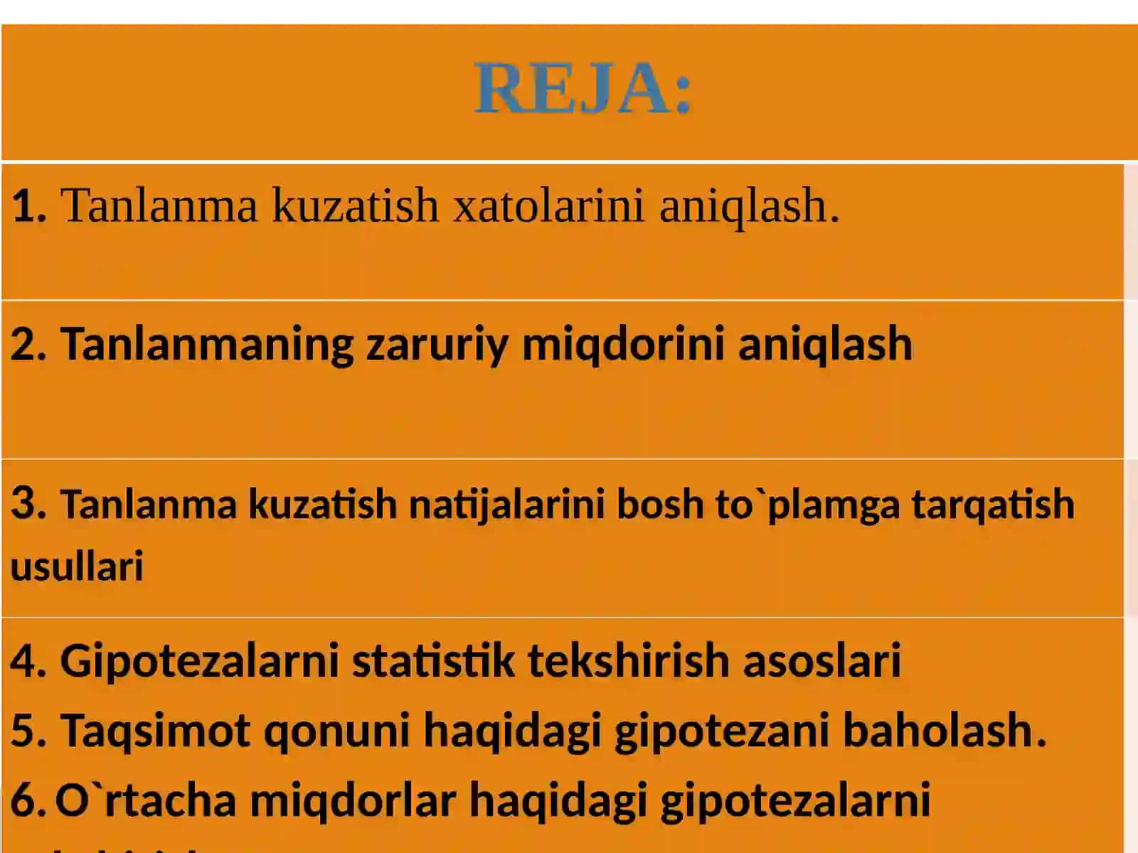 O‘rtachanamunanitanlashvanatijalargaishlovberish 2