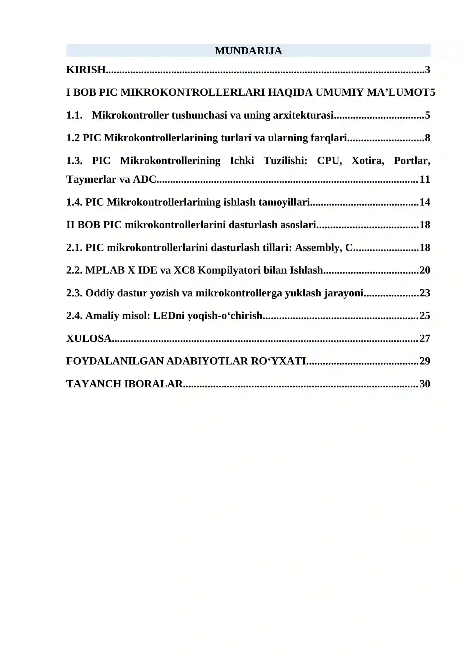 «AXBOROT BOSHQARISH TIZIMLARINI INSTRUMENTAL VOSITALARI» fanidan KURS ISHI 2