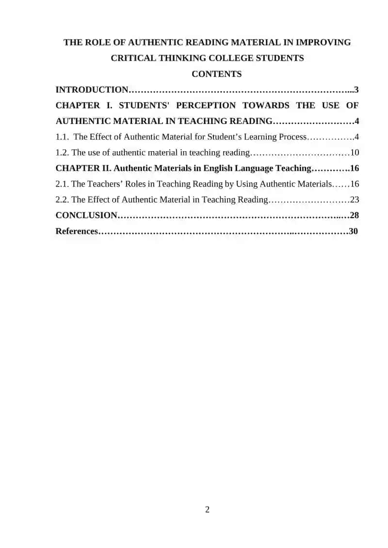 Authentic Materials in English Language Teaching 2