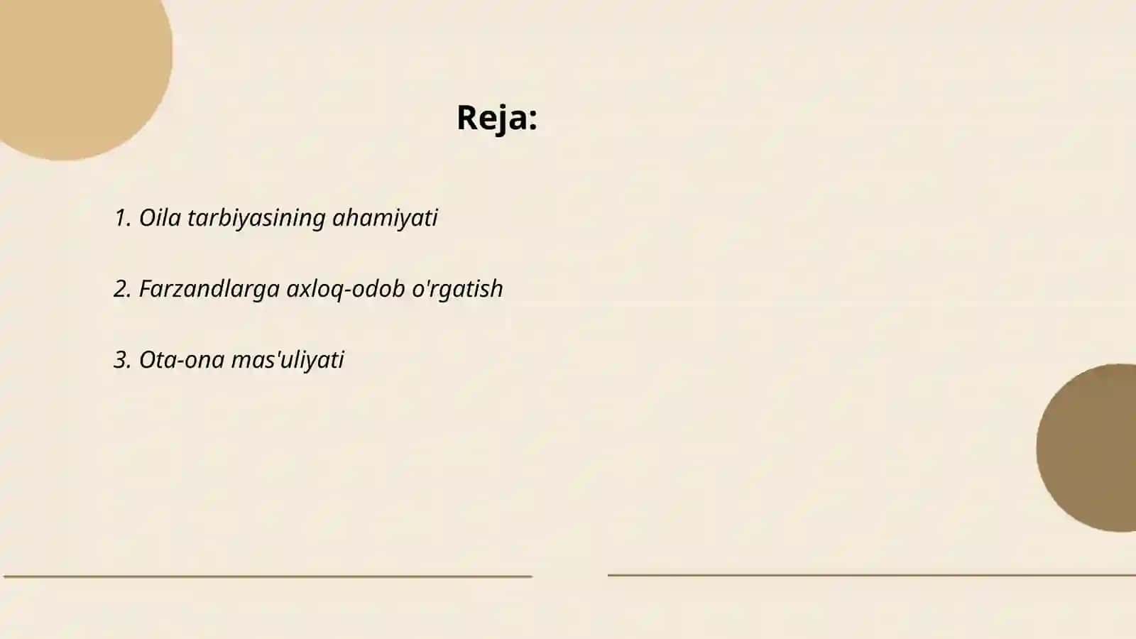 Oila tarbiyasi 2