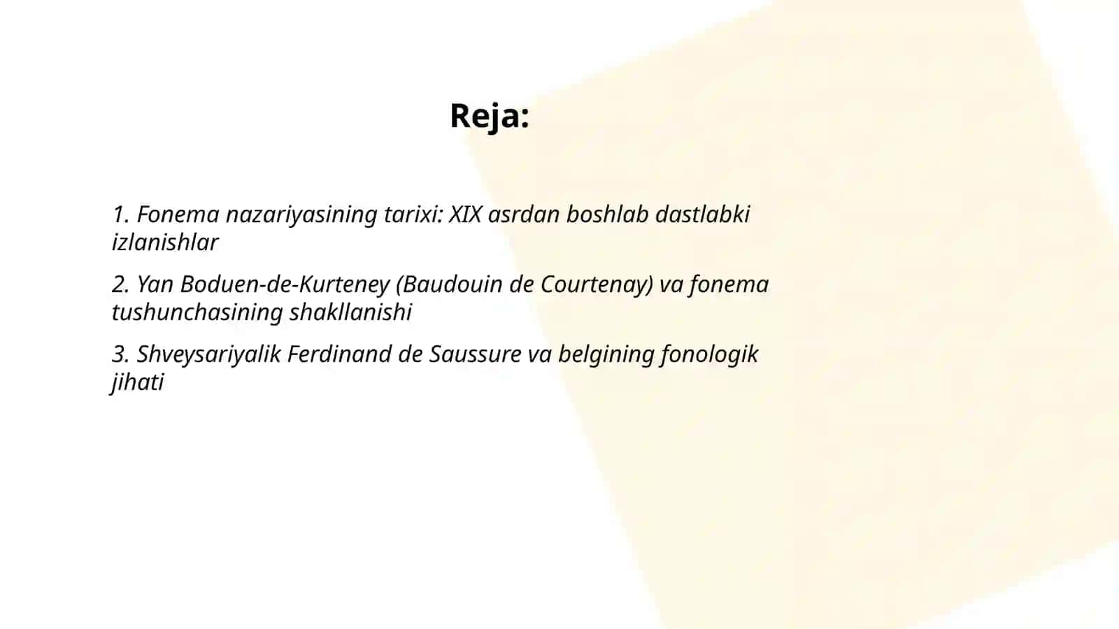 Fonema nazariyasi tarixidan 2