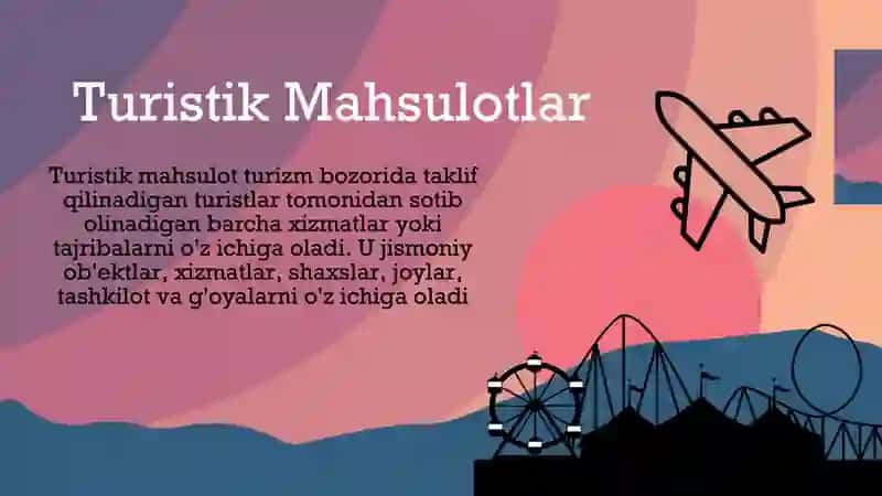 Turistik Mahsulotlar 2