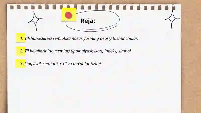 tilshunoslik va semiotika 2