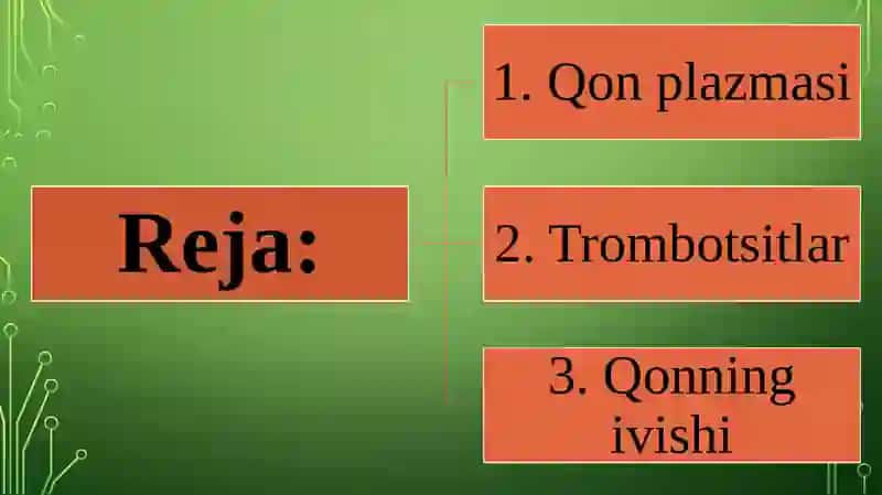 qonning kimyoviy tarkibi 2